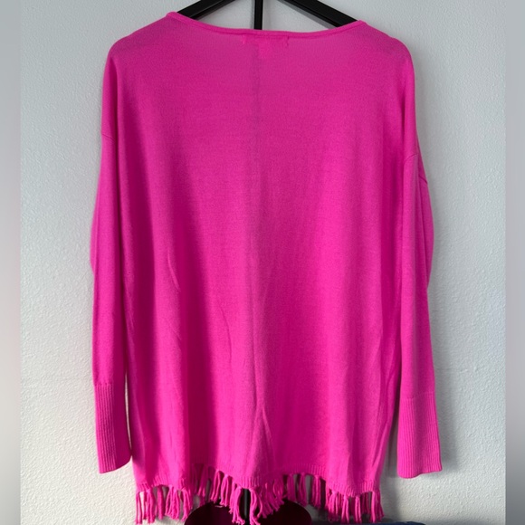 Lilly Pulitzer Hot Pink Emberly Sweater Size M - Picture 9 of 10